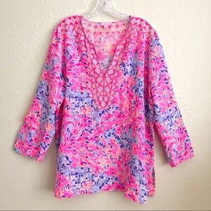 Lilly Pulitzer Pink and Purple Tunic
